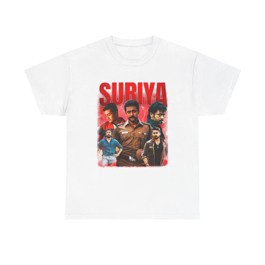 Suriya T-Shirt | Suriya Collage Graphic Tee | Tamil Cinema Fan Merch