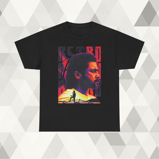 Retro Face Card Graphic T-shirt