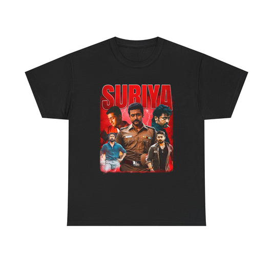 Suriya T-Shirt | Suriya Collage Graphic Tee | Tamil Cinema Fan Merch